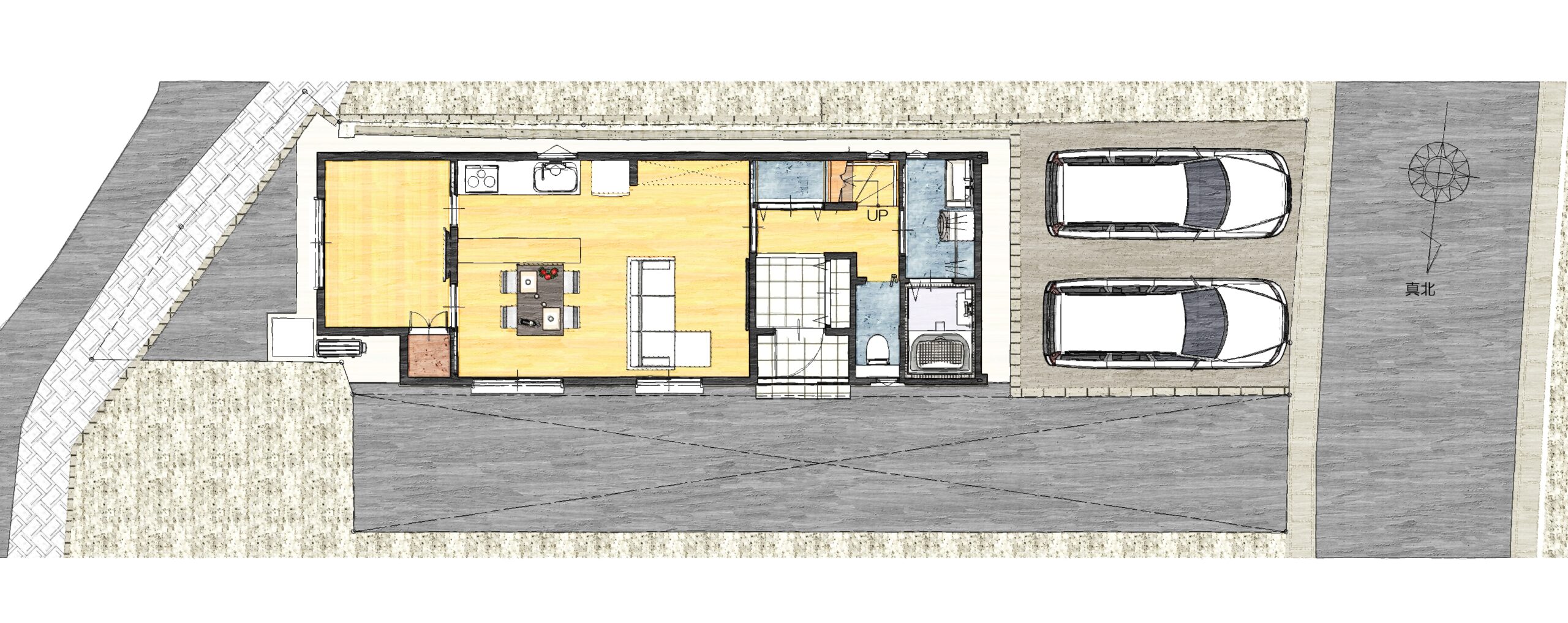 長崎市伊良林にマイホーム用地としておすすめの売地が登場しました。参考プランもご用意しています。